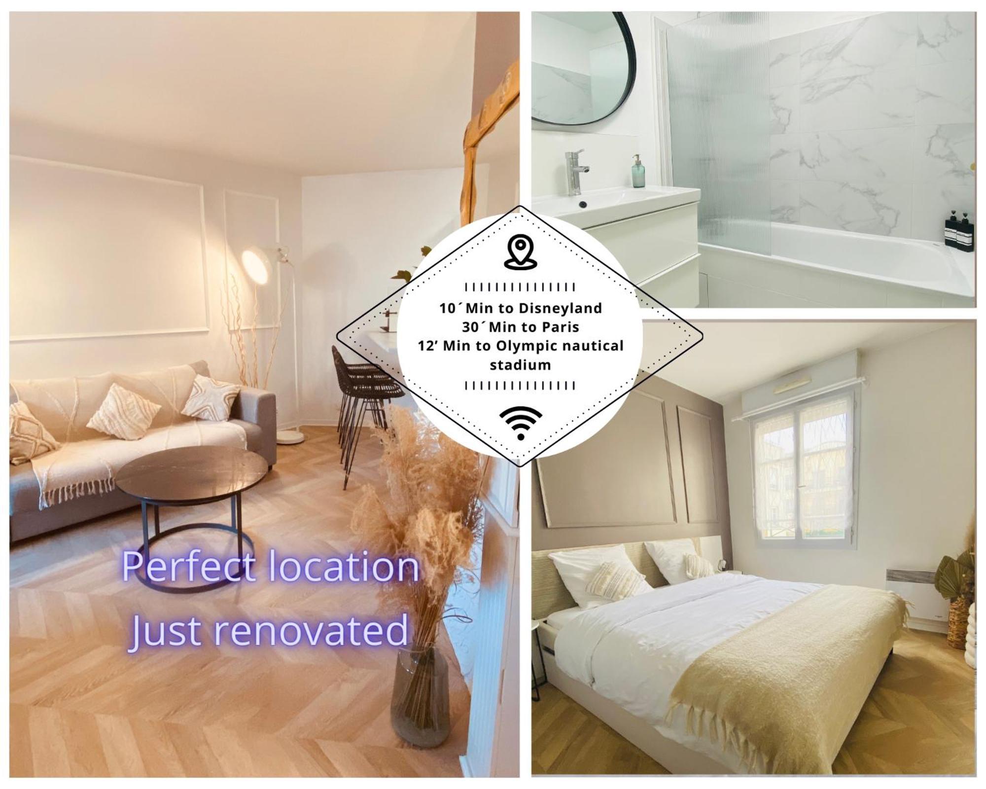 Top Location Apartment 10 Min Disneyland Bussy-Saint-Georges Eksteriør billede